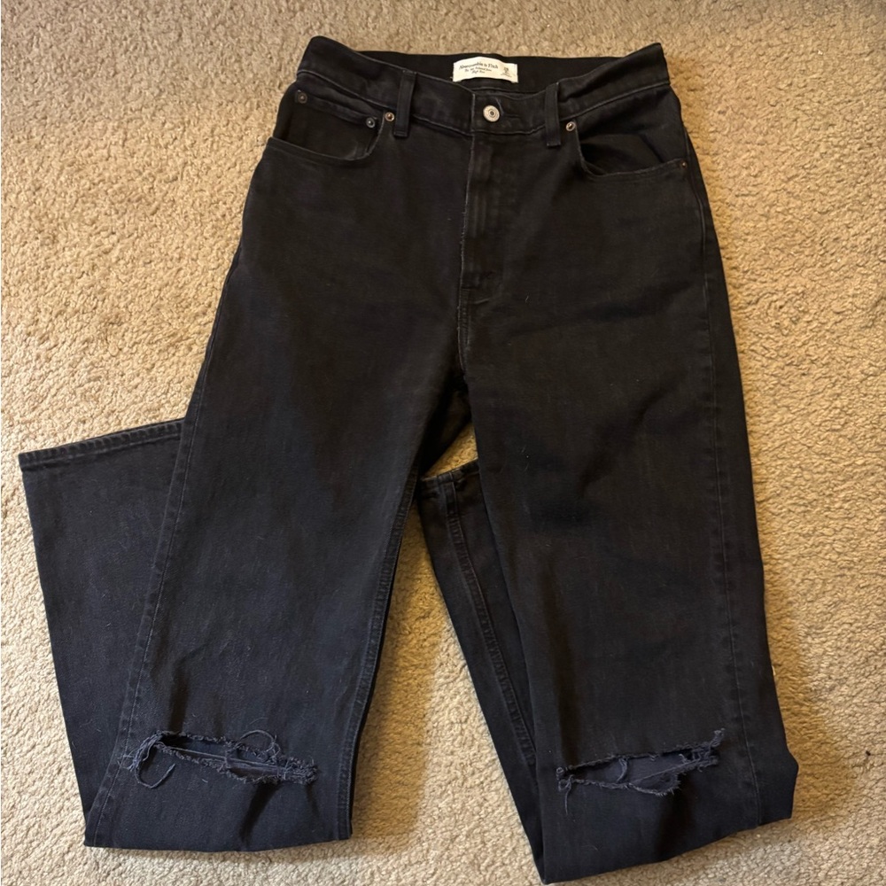 Abercrombie 26XL high rise jeans